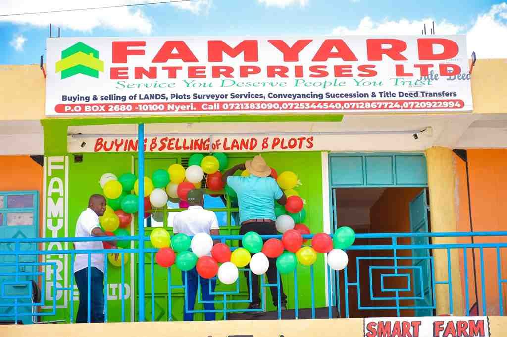 Famyard Enterprises Expands with a Second Office in Jikaze – Elevating Land Investment Opportunities in Kenya