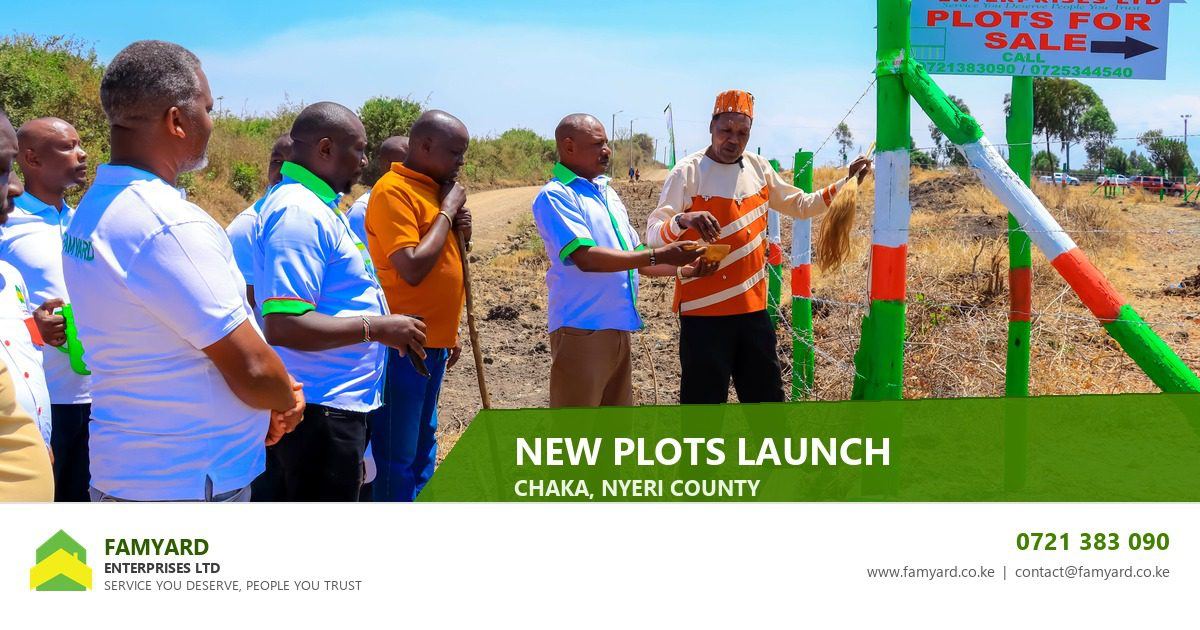 Famyard Launches New Plots in Chaka With Land Blessing Ceremony
