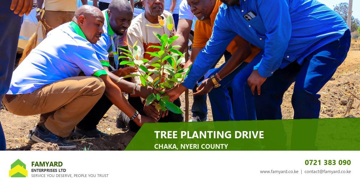 Famyard’s Tree Planting Drive at the Chaka Launch